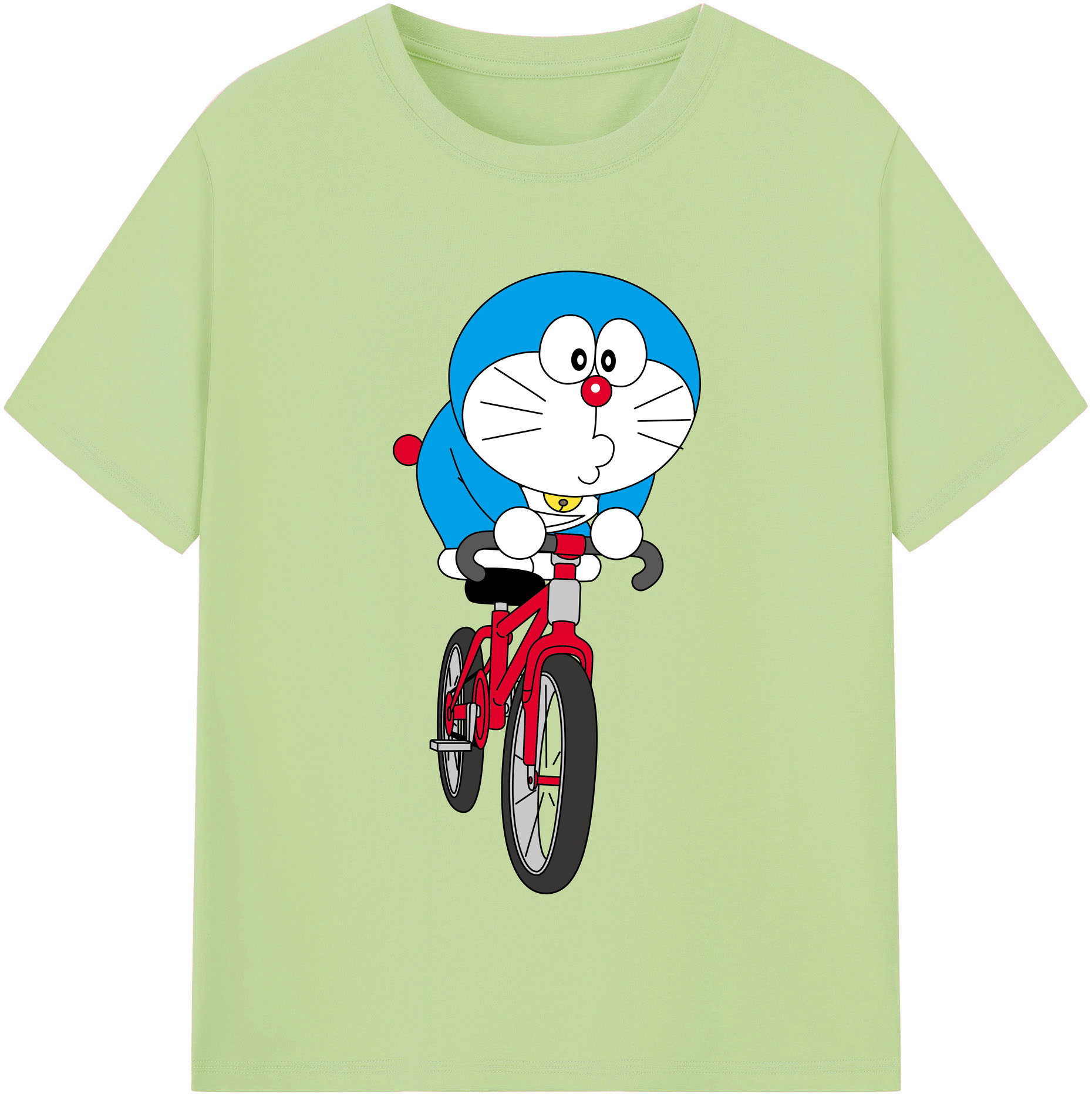 （画像用） ドラえもん Doraemon 綿100％半袖Tシャツ（フロントプリント）